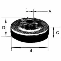 HUSQVARNA JO260J7N - Pignon De Chaine 325" 7 Dents Pour Tronconneuse JONSERED -HUSQVARNA Soldes 10400783 4