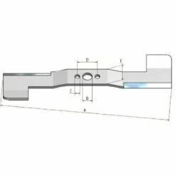 HUSQVARNA 532159267 - Lame Mulching 53cm Pour Tondeuse AYP, Partner ... -HUSQVARNA Soldes 10401465 2